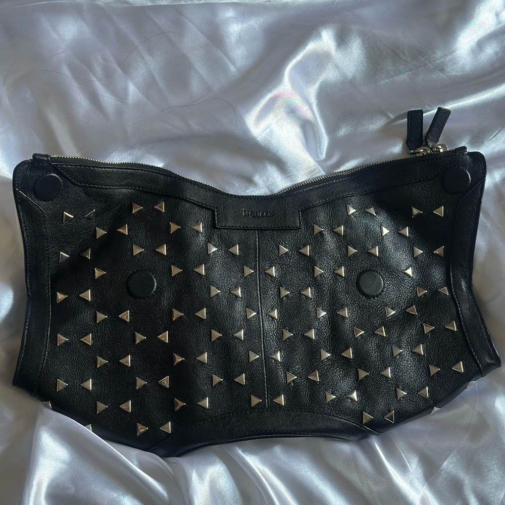 Alexander McQueen Leather Studded Manta Clutch - Picture 4 of 13